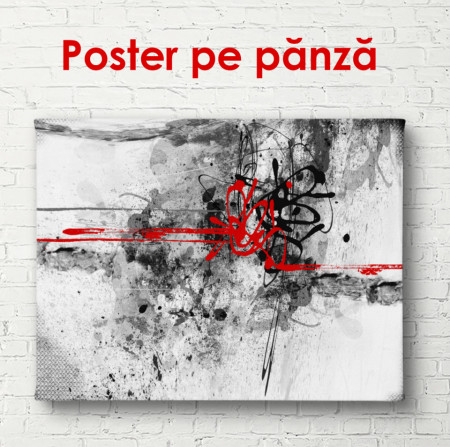 Poster, Fantezie în roșu și gri