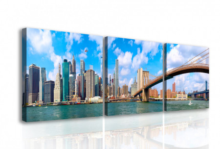 Tablou modular, Panorama Manhattanului de Jos
