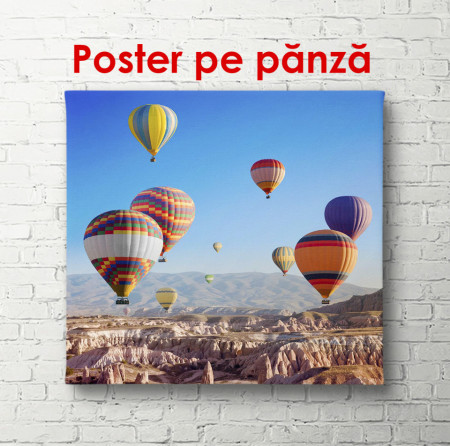 Poster, Baloane cu aer cald pe cer