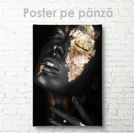 Poster, Fată cu aur