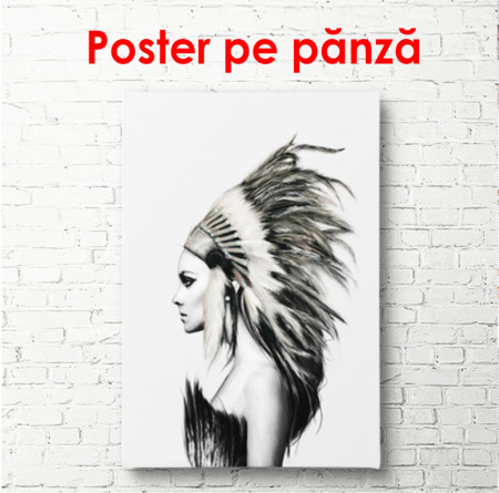 Poster, Fata indiană