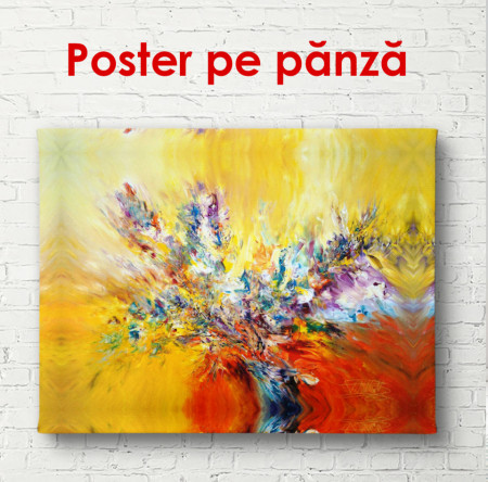 Poster, Pictură abstractă cu flori