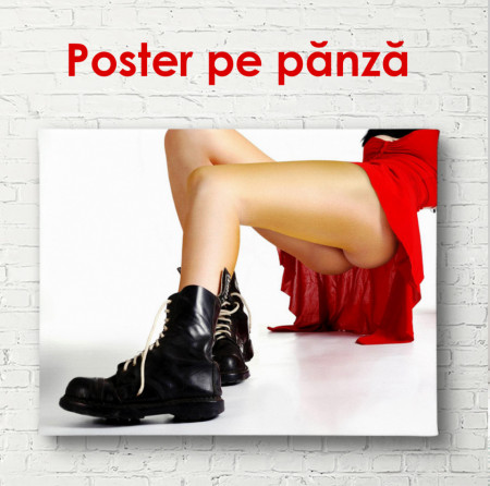 Poster, Rochie roșie