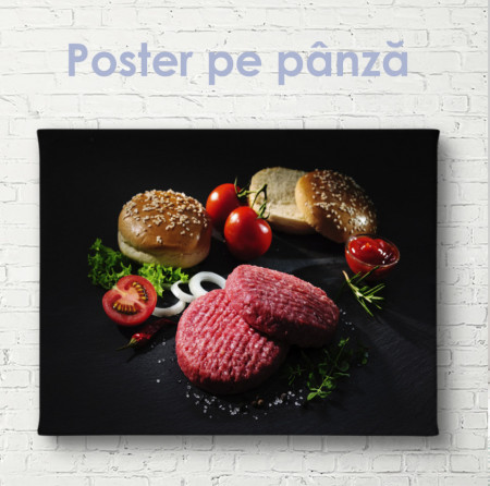 Poster, Set pentru burgeri