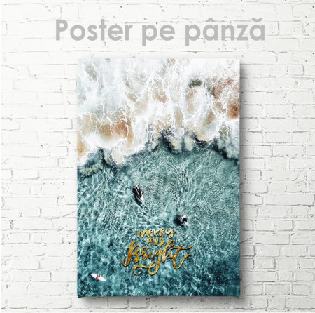 Poster, Surfing de plajă estetic