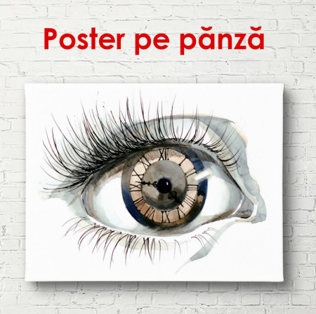 Poster, Ceas în formă de ochi