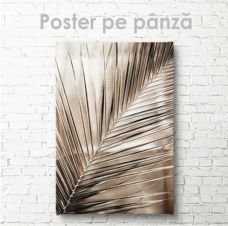 Poster, Frunza de palmier aurie