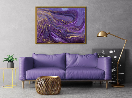 Tablou, Arta fluidă purpurie 3