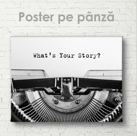 Poster, Care e povestea ta?