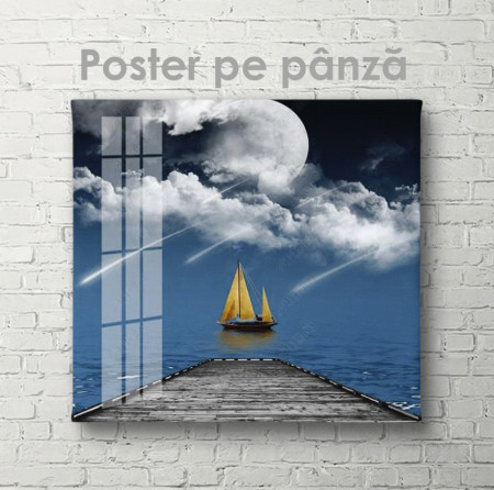 Poster, Iaht pe mare