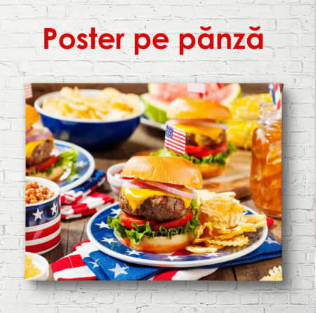 Poster, Mâncare americană