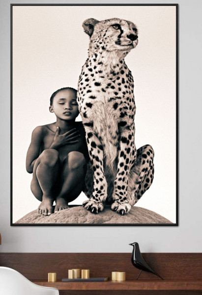 Tablou, Băiatul cu ghepard