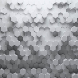 Fototapet 3D, Textură hexagonală