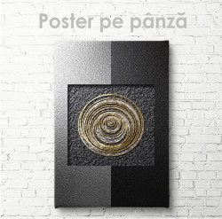 Poster, Abstracție neagră-surie