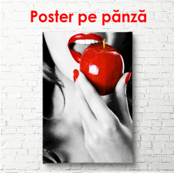 Poster, Alb-negru cu roșu