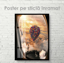 Poster, Balon cu aer cald pe cer