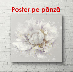 Poster, Bujor cu strălucire aurie