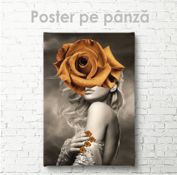 Poster, Doamna în flori