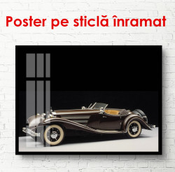 Poster, Mercedes Retro