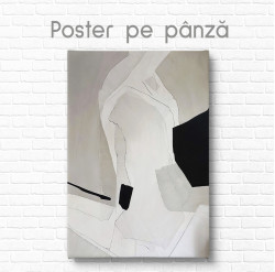 Poster, Nuanțe gri abstract