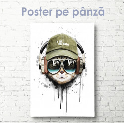 Poster, Pisică modernă