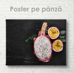 Poster, Pitaya și fructul pasiunii