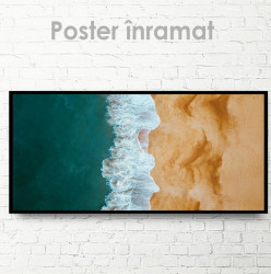 Poster, Plajă și valuri
