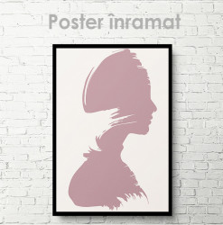 Poster, Silueta unei fete 1