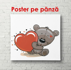 Poster, Ursuleț cu inimă