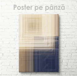 Poster, Abstracție bej și albastră