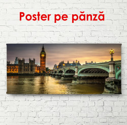 Poster, Apus de soare în Londra