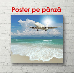 Poster, Avionul peste plajă