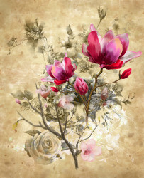 Poster, Buchet de flori de primăvară