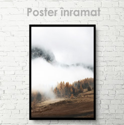 Poster, Ceață în munți