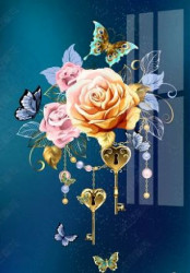 Poster, Cheia de la inimă - Florile