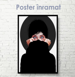 Poster, Fată în negru