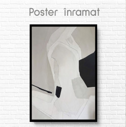Poster, Nuanțe gri abstract