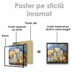 Poster, Oraș abstract