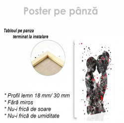 Poster, Portret abstract al mamei cu copilul