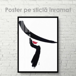 Poster, Portret de femeie minimalist
