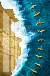 Poster, Stol de păsări aurii peste mare