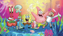 Tablou modular, SpongeBob și prietenii lui