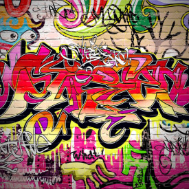 Fototapet, Graffiti abstract
