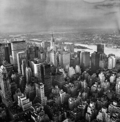 Fototapet, New York-ul gri
