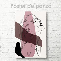 Poster, Fata in perspectiva