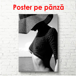 Poster, Femeie cu pălărie