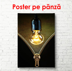 Poster, Fermuar și bec