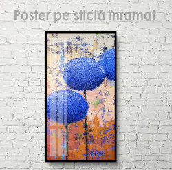 Poster, Flori albastre neobișnuite