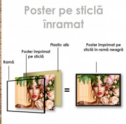 Poster, Lady în flori