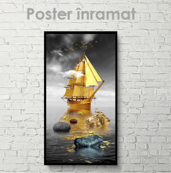 Poster, Nava de aur